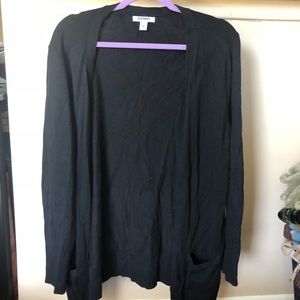 Long Sleeve Black Cardigan